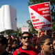 Students protest in support of affirmative action outside the Supreme Court during oral arguments in Schuette v. Coalition to Defend Affirmative Action on Oct. 15, 2013.
Andrew Burton/Getty Images
